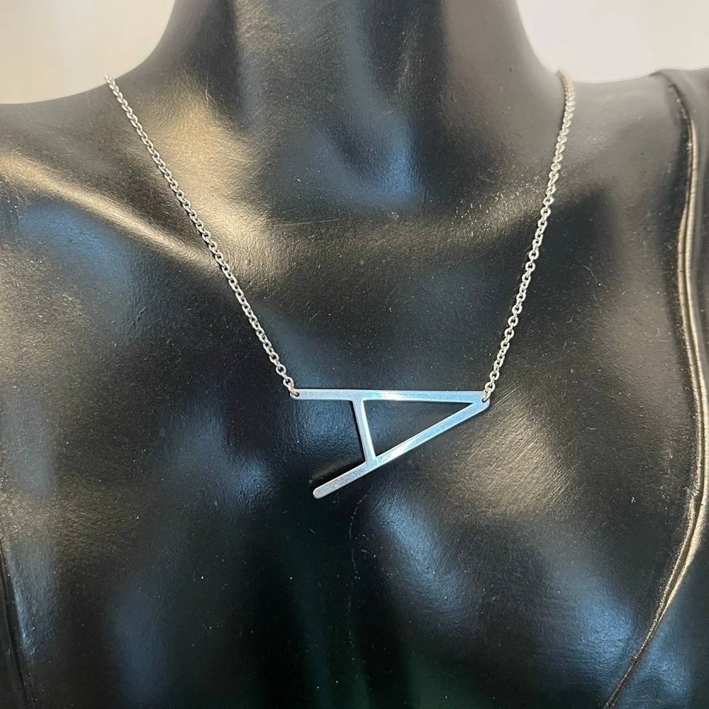 A initial made with love necklace